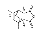(3aS,4R,7R,7aS)-4,6-dimethyl-3a,4,7,7a-tetrahydro-4,7-(epoxymethano)isobenzofuran-1,3,8-trione Structure