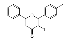 3-iodo-2-(4-methylphenyl)-6-phenylpyran-4-one结构式
