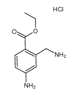 ethyl 4-amino-2-aminomethyl-benzoate monohydrochloride Structure