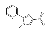 2-(1-methyl-4-nitroimidazol-2-yl)pyridine Structure