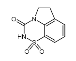 2,3,5,6-tetrahydropyrrolo[1,2,3-de]-1,2,4-benzothiadiazin-3-one 1,1-dioxide结构式