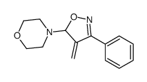 4-(4-methylidene-3-phenyl-1,2-oxazol-5-yl)morpholine Structure