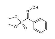 (E)-dimethyl α-hydroxyiminobenzylphosphonate Structure