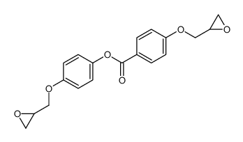 [4-(oxiran-2-ylmethoxy)phenyl] 4-(oxiran-2-ylmethoxy)benzoate Structure