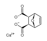 calcium (1R,2S,3R,4S)-7-oxabicyclo[2.2.1]hept-5-ene-2,3-dicarboxylate Structure