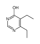 5,6-diethyl-1H-pyrimidin-4-one结构式