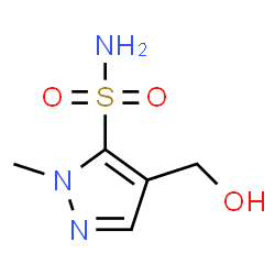 1H-Pyrazole-5-sulfonamide,4-(hydroxymethyl)-1-methyl-(9CI) Structure