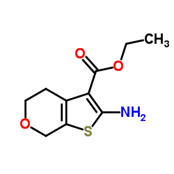 Ethyl 2-amino-4,7-dihydro-5H-thieno[2,3-c]pyran-3-carboxylate Structure