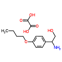 2-Amino-2-(4-butoxyphenyl)ethanol ethanedioate (1:1)结构式