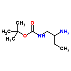 2-Methyl-2-propanyl (2-aminobutyl)carbamate structure