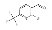 2-溴-6-(三氟甲基)烟醛结构式