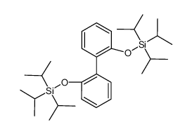 2,2'-bis((triisopropylsilyl)oxy)-1,1'-biphenyl结构式