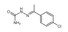(E)-2-(1-(4-chlorophenyl)ethylidene)hydrazinecarboxamide Structure