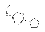 ethyl 2-(pyrrolidine-1-carbothioylsulfanyl)acetate Structure