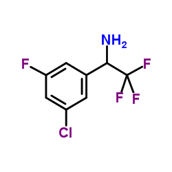 1-(3-Chloro-5-fluorophenyl)-2,2,2-trifluoroethanamine Structure