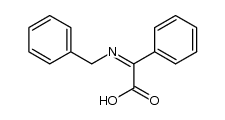 2-(benzylimino)-2-phenylacetic acid Structure