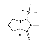 (3S,7aR)-3-(tert-butyl)-2,7a-dimethylhexahydro-1H-pyrrolo[1,2-c]imidazol-1-one Structure