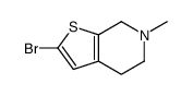 Thieno[2,3-c]pyridine, 2-bromo-4,5,6,7-tetrahydro-6-methyl- (9CI) structure
