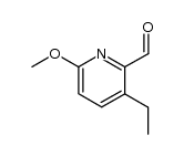 3-Ethyl-6-methoxy-2-pyridinecarboxaldehyde Structure