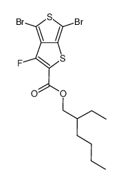4,6-二溴-3-氟噻吩并[3,4-b]噻吩-2-甲酸2-乙基己酯图片