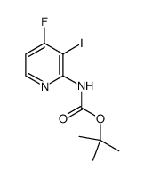 tert-butyl (4-fluoro-3-iodopyridin-2-yl)carbamate Structure