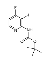 tert-butyl (4-fluoro-3-iodopyridin-2-yl)carbamate结构式