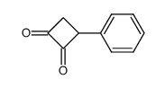 3-phenyl-cyclobutane-1,2-dione Structure