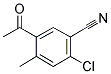5-ACETYL-2-CHLORO-4-METHYL-BENZONITRILE结构式