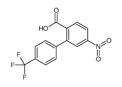 4-nitro-2-[4-(trifluoromethyl)phenyl]benzoic acid Structure