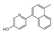 6-(4-methylnaphthalen-1-yl)pyridin-3-ol结构式