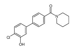 [4-(4-chloro-3-hydroxyphenyl)phenyl]-piperidin-1-ylmethanone Structure