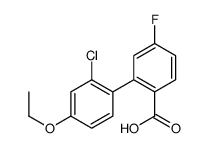 2-(2-chloro-4-ethoxyphenyl)-4-fluorobenzoic acid Structure