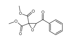 dimethyl 3-benzoyloxirane-2,2-dicarboxylate Structure