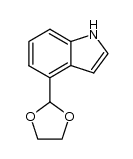 4-(1,3-dioxolan-2-yl)-1H-indole Structure