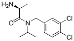 (S)-2-AMino-N-(3,4-dichloro-benzyl)-N-isopropyl-propionaMide结构式