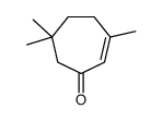 3,6,6-trimethylcyclohept-2-en-1-one Structure