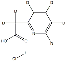 2-(Pyridin-2-yl)acetic acid-d6 hydrochloride Structure