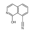 1-Oxo-1,2-dihydro-8-isoquinolinecarbonitrile结构式
