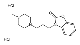 3-[3-(4-methylpiperazin-1-yl)propyl]-1,3-benzoxazol-2-one,dihydrochloride Structure