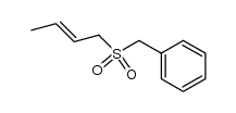 benzyl 2-butenyl sulfone Structure