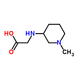 N-(1-Methyl-3-piperidinyl)glycine结构式