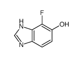 4-Fluoro-1H-benzimidazol-5-ol结构式