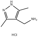(3,5-dimethyl-1H-pyrazol-4-yl)methanamine hydrochloride Structure