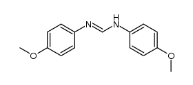 N1,N2-Di-p-methoxyphenyl-formamidine Structure
