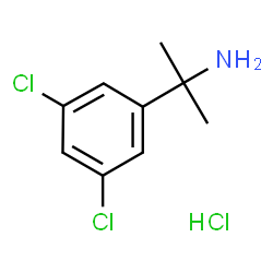 2-(3,5-二氯苯基)丙基-2-胺盐酸盐结构式