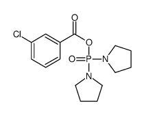 dipyrrolidin-1-ylphosphoryl 3-chlorobenzoate结构式