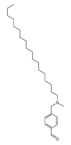 4-[[methyl(octadecyl)amino]methyl]benzaldehyde Structure