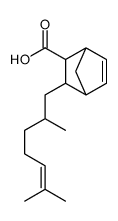 2-(2,6-dimethylhept-5-enyl)bicyclo[2.2.1]hept-5-ene-3-carboxylic acid结构式