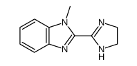 Benzimidazole, 2-(2-imidazolin-2-yl)-1-methyl- (8CI) structure