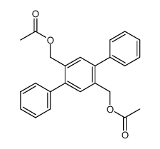 2',5'-bis(acetoxymethyl)-1,1':4',1''-terphenyl结构式